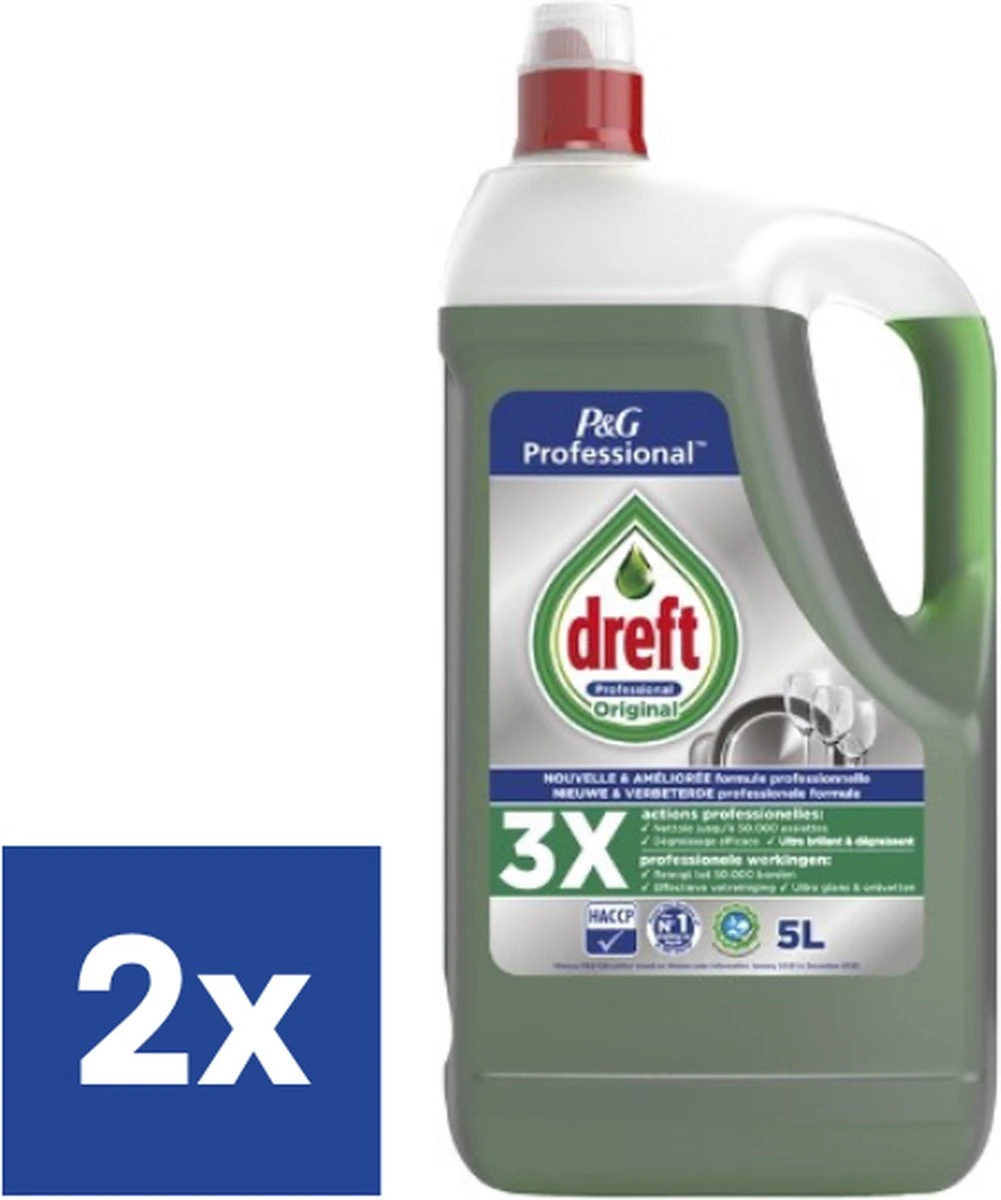 Dreft Original Afwasmiddel - 2 X 5 L 3 Dreft Original Afwasmiddel - 2 X 5 L