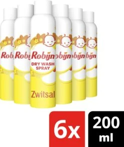 Robijn Zwitsal Dry Wash Spray - 6 X 200 Ml - Voordeelverpakking 11 Robijn Zwitsal Dry Wash Spray - 6 X 200 Ml - Voordeelverpakking -Schoonmaakartikelen Winkel 1013x1200