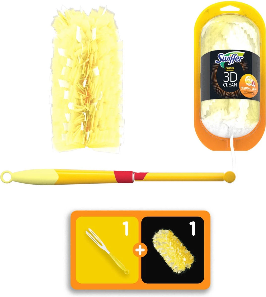 Swiffer Duster XXL - 1 Stofdoekje 360° 6 Swiffer Duster XXL - 1 Stofdoekje 360° - Afbeelding 4