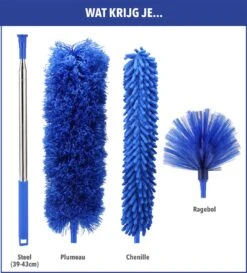Telescopische Plumeau – Uitschuifbaar – Microvezel – Set Van 3 Opzetstukken – Stoffer – Ragebol 15 Telescopische Plumeau – Uitschuifbaar – Microvezel – Set Van 3 Opzetstukken – Stoffer – Ragebol -Schoonmaakartikelen Winkel 1084x1200 2