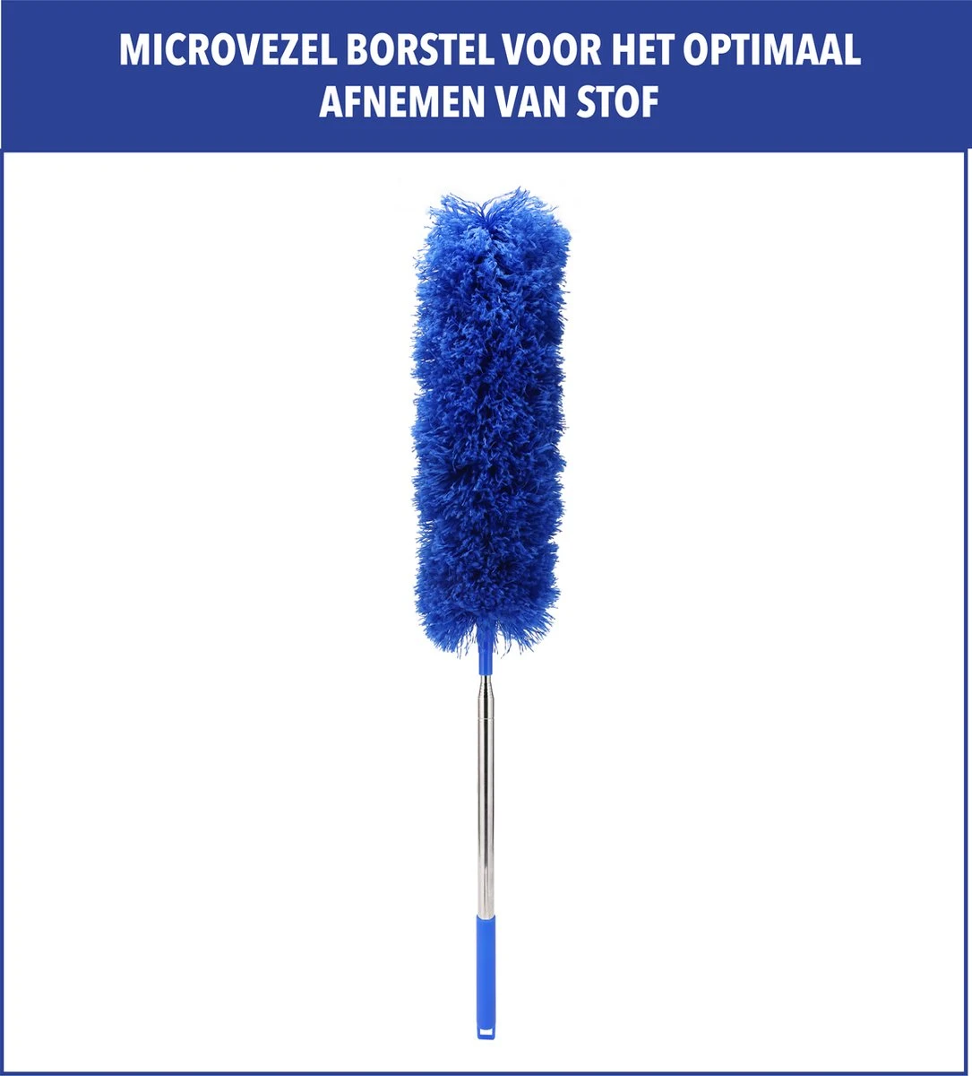 Telescopische Plumeau – Uitschuifbaar – Microvezel – Set Van 3 Opzetstukken – Stoffer – Ragebol 9 Telescopische Plumeau – Uitschuifbaar – Microvezel – Set Van 3 Opzetstukken – Stoffer – Ragebol - Afbeelding 7