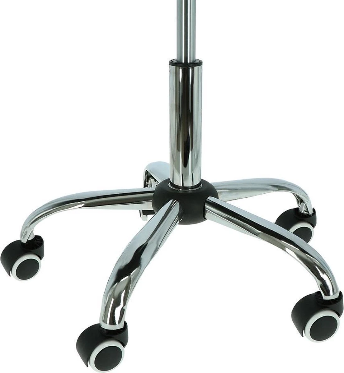 Alora Tabouret Op Wielen - Zadelkruk - Zwart - Kruk – Kapperskruk - Draaikruk - Werkkruk - Verstelbaar 6 Alora Tabouret Op Wielen - Zadelkruk - Zwart - Kruk – Kapperskruk - Draaikruk - Werkkruk - Verstelbaar - Afbeelding 4