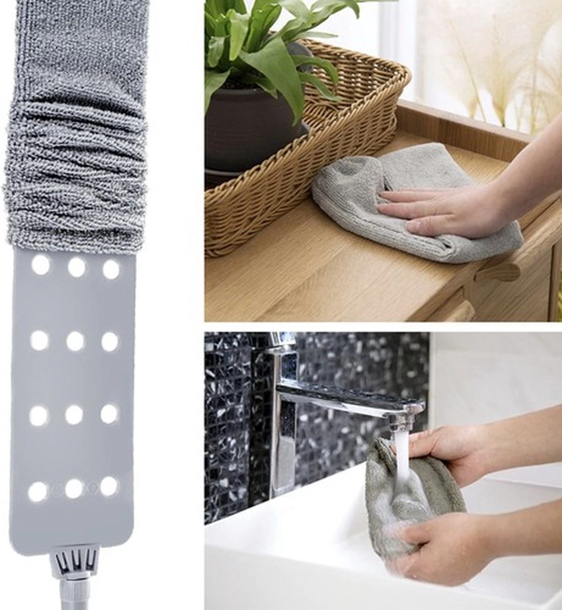 Eleganca Telescopische Plumeau Met Telescoopsteel Met 2 Koppen - 84 Tot 250 Cm - Uitschuifbaar - Ragebol - Stoffer - Lichtgewicht 4 Eleganca Telescopische Plumeau Met Telescoopsteel Met 2 Koppen - 84 Tot 250 Cm - Uitschuifbaar - Ragebol - Stoffer - Lichtgewicht - Afbeelding 2