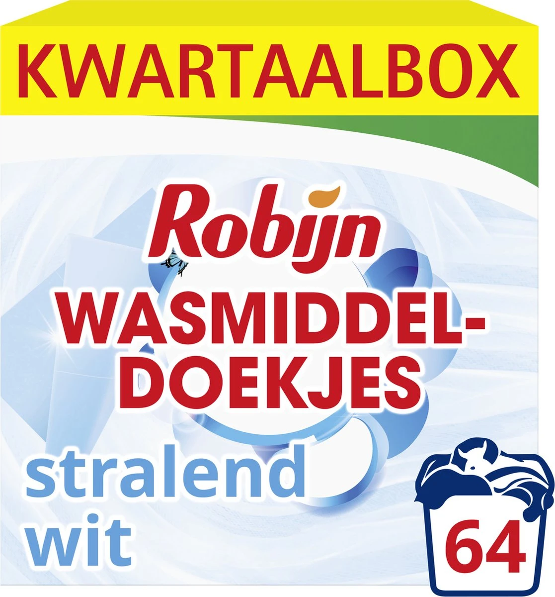 Robijn Classics Stralend Wit Wasmiddeldoekjes - 4 X 16 Wasstrips - Voordeelverpakking 12 Robijn Classics Stralend Wit Wasmiddeldoekjes - 4 X 16 Wasstrips - Voordeelverpakking - Afbeelding 10