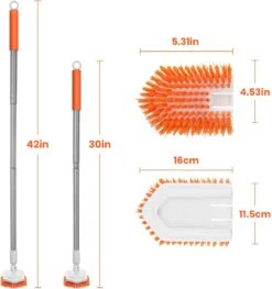 Merkloos Badkamer Reinigingsborstel - Badkamerschrobborstel - Reinigingsborstel - Met Afneembare Telescopische Handgreep En 180° Verstelbare Gezamenlijke Reinigingsborstel - Lange Steel 107 Cm 13 Merkloos Badkamer Reinigingsborstel - Badkamerschrobborstel - Reinigingsborstel - Met Afneembare Telescopische Handgreep En 180° Verstelbare Gezamenlijke Reinigingsborstel - Lange Steel 107 Cm -Schoonmaakartikelen Winkel 1126x1200