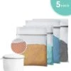 ForDig Wasnet Waszakjes (5 Stuks) Voor Lingerie En Fijne Was - Geschikt Voor Wasmachine - Met Rits - Wit 2 ForDig Wasnet Waszakjes (5 Stuks) Voor Lingerie En Fijne Was - Geschikt Voor Wasmachine - Met Rits - Wit -Schoonmaakartikelen Winkel 1147x1200