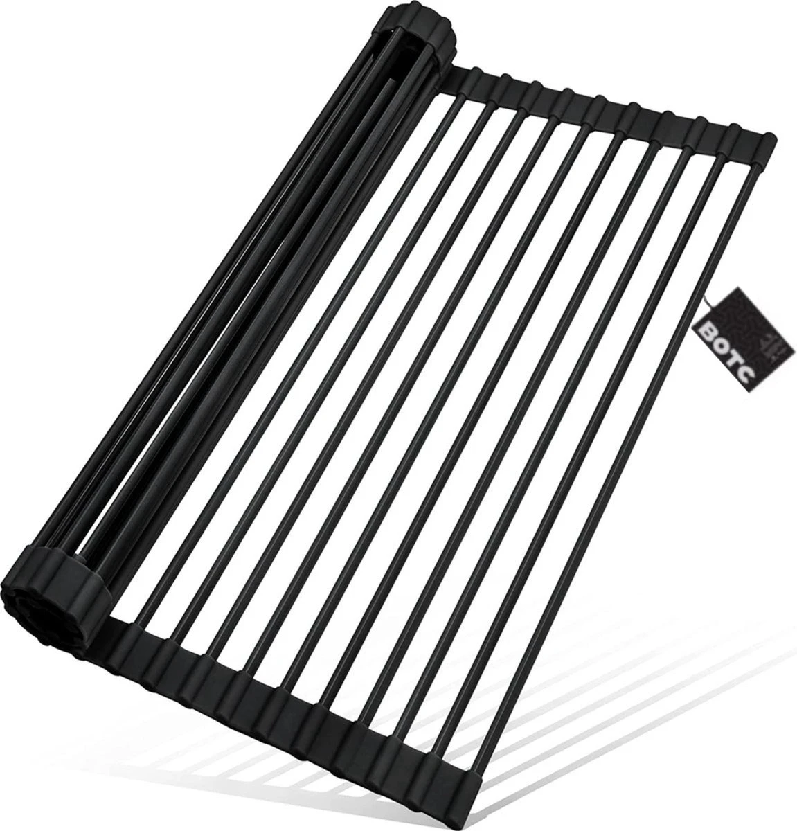 BOTC Afdruiprek - Verstelbaar - Afdruipmat Voor Afwas - Pannenonderzetter - Opvouwbaar 3 BOTC Afdruiprek - Verstelbaar - Afdruipmat Voor Afwas - Pannenonderzetter - Opvouwbaar