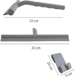 ATV PERFECTUM Douchewisser Wit Met Ophangsysteem - Raamwisser- Trekker Douche - Silicone - 21cm X 16cm - Badkamer Accessoires - Douchewisser -Schoonmaakartikelen Winkel 1155x1200 3