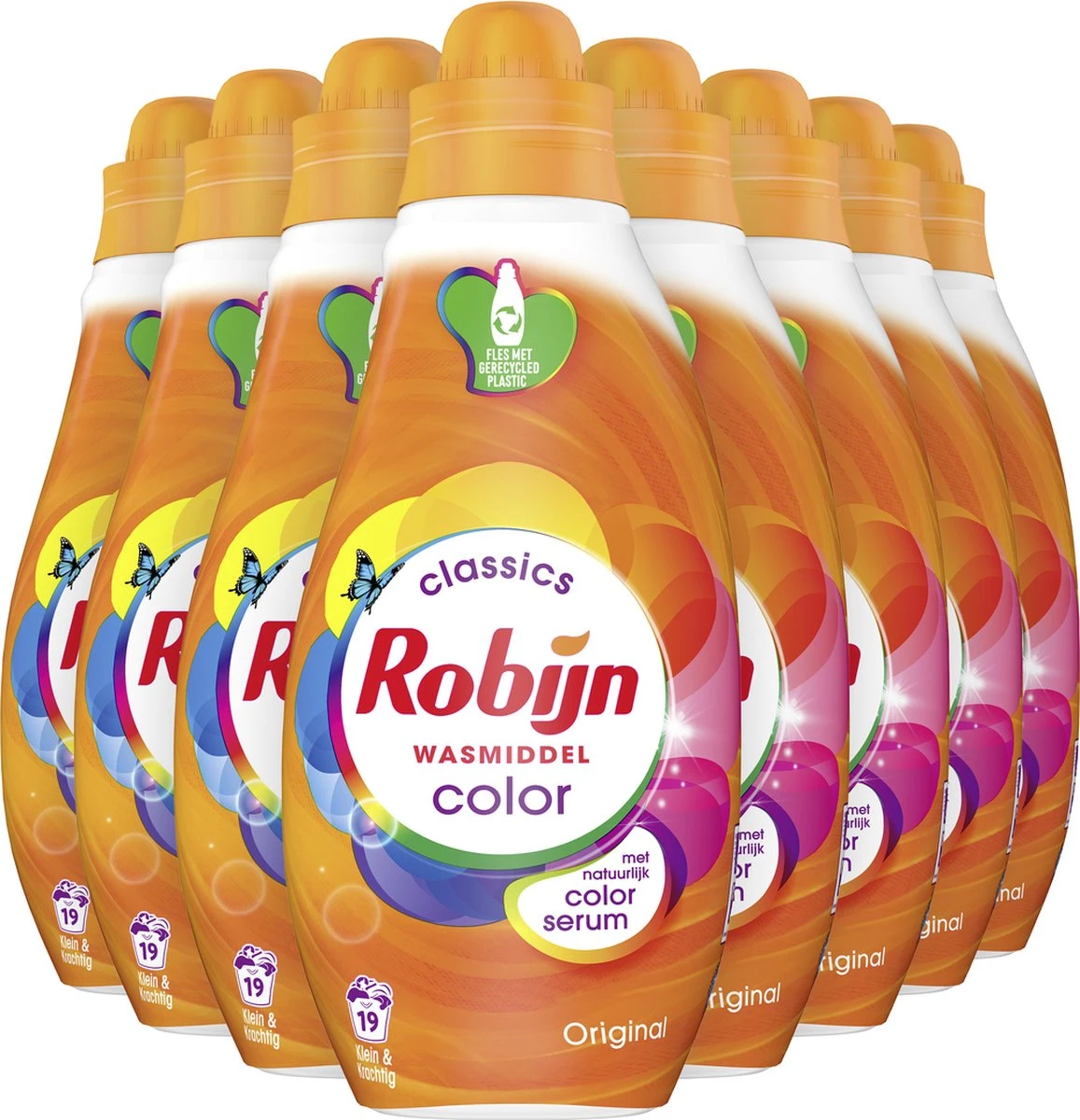 Robijn Klein & Krachtig Color Vloeibaar Wasmiddel - 152 Wasbeurten - Voordeelverpakking 4 Robijn Klein & Krachtig Color Vloeibaar Wasmiddel - 152 Wasbeurten - Voordeelverpakking - Afbeelding 2
