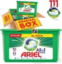 Ariel All In 1 Pods Regular Wasmiddel - Voordeelverpakking 3 X 37 Wasbeurten - Wasmiddel Pods 24 Ariel All In 1 Pods Regular Wasmiddel - Voordeelverpakking 3 X 37 Wasbeurten - Wasmiddel Pods -Schoonmaakartikelen Winkel 1179x1200
