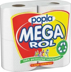 Popla Megarol Wc Papier - 24 Rollen 5 Popla Megarol Wc Papier - 24 Rollen -Schoonmaakartikelen Winkel 1180x1200 4