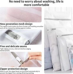 BOTC Waszakken - Wasnetten - Set Van 5 - Bescherm Je Wasgoed En Wasmachine - Transparant 15 BOTC Waszakken - Wasnetten - Set Van 5 - Bescherm Je Wasgoed En Wasmachine - Transparant -Schoonmaakartikelen Winkel 1187x1200 2