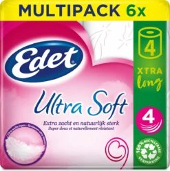Edet Ultra Soft Xtra Long 4-laags Toiletpapier - 24 = 48 Rollen 6 Edet Ultra Soft Xtra Long 4-laags Toiletpapier - 24 = 48 Rollen -Schoonmaakartikelen Winkel 1189x1200 2