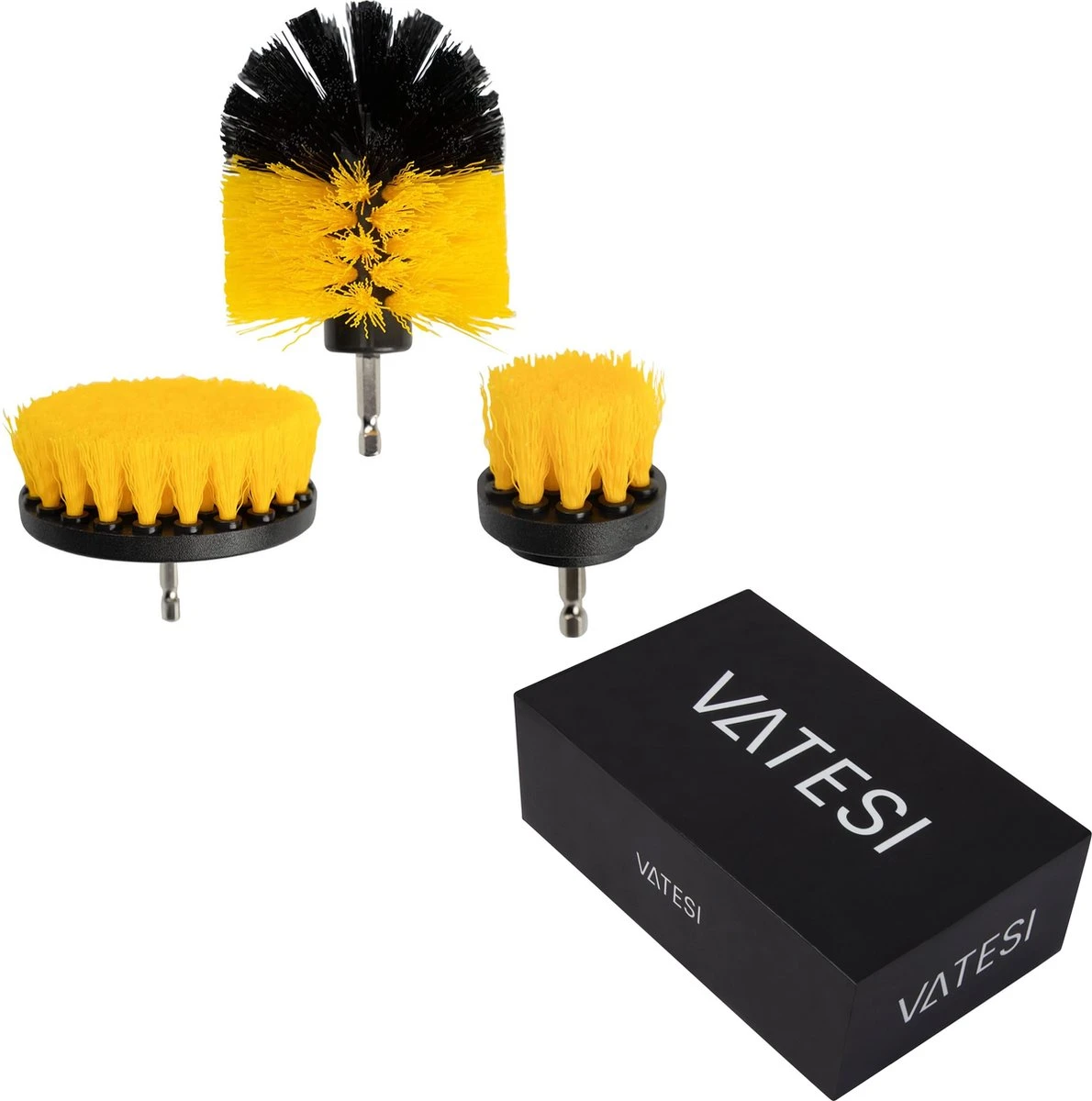Borstelset Voor Boormachine - Met Verlengstuk - Borstelset Boormachine - Schrobborstel - Schuurborstel 6 Borstelset Voor Boormachine - Met Verlengstuk - Borstelset Boormachine - Schrobborstel - Schuurborstel - Afbeelding 4