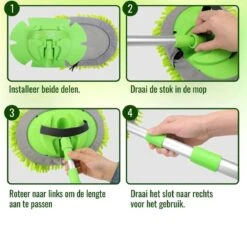 Merkloos Professionele Telescopische Wasborstel + Tonova Pen - Auto Schoonmaakborstel - Anti Slip - Auto, Caravan & Camper - Uitschuifbaar - Groen 14 Merkloos Professionele Telescopische Wasborstel + Tonova Pen - Auto Schoonmaakborstel - Anti Slip - Auto, Caravan & Camper - Uitschuifbaar - Groen -Schoonmaakartikelen Winkel 1190x1200 4