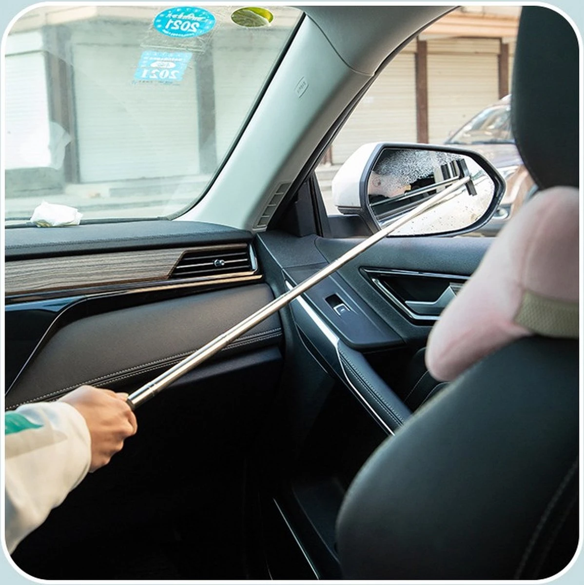 Merkloos Trekker Auto Zijspiegel - Trekker - Zwart - Intrekbaar - Draagbaar 7 Merkloos Trekker Auto Zijspiegel - Trekker - Zwart - Intrekbaar - Draagbaar - Afbeelding 5