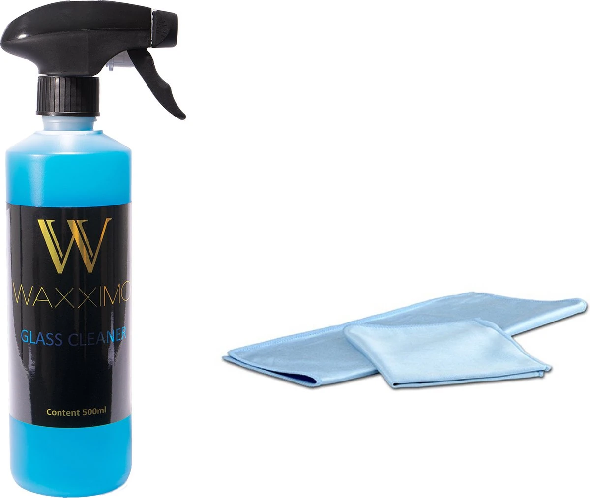 Waxximo COMBIDEAL Glasreiniger Spray + 2 Glasdoeken - Auto Ruiten Reinigen - Ramen Reiniger - Streeploze Ramen - Ruitendoek - Glansdoek 3 Waxximo COMBIDEAL Glasreiniger Spray + 2 Glasdoeken - Auto Ruiten Reinigen - Ramen Reiniger - Streeploze Ramen - Ruitendoek - Glansdoek