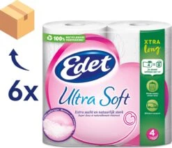 Edet Ultra Soft Xtra Long 4-laags Toiletpapier - 24 = 48 Rollen 7 Edet Ultra Soft Xtra Long 4-laags Toiletpapier - 24 = 48 Rollen -Schoonmaakartikelen Winkel 1200x1029 2