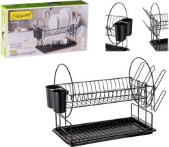 Maestro - Afdruiprek 2 Bestekrekken Wateropvangbak - 50cm 9 Maestro - Afdruiprek 2 Bestekrekken Wateropvangbak - 50cm -Schoonmaakartikelen Winkel 1200x1051