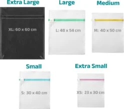 BOTC Waszakken - Wasnetten - Set Van 5 - Bescherm Je Wasgoed En Wasmachine - Transparant 17 BOTC Waszakken - Wasnetten - Set Van 5 - Bescherm Je Wasgoed En Wasmachine - Transparant -Schoonmaakartikelen Winkel 1200x1060 1