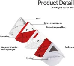 Merkloos Magnetische Raamwisser - Ruitenreiniger - Inclusief 24 Sponsjes + 4 Wissers + 4 Buttons 14 Merkloos Magnetische Raamwisser - Ruitenreiniger - Inclusief 24 Sponsjes + 4 Wissers + 4 Buttons -Schoonmaakartikelen Winkel 1200x1069 2