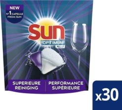 SUN® Sun Optimum All-in 1 Regular Capsules - 30 Vaatwastabletten - Maandbox 11 SUN® Sun Optimum All-in 1 Regular Capsules - 30 Vaatwastabletten - Maandbox -Schoonmaakartikelen Winkel 1200x1084 3