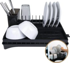 Baulk® - Afdruiprek - Afdruiprek Met Lekbak - Afwas - Droogrek Afwas - RVS - Bestekbak - Modern 17 Baulk® - Afdruiprek - Afdruiprek Met Lekbak - Afwas - Droogrek Afwas - RVS - Bestekbak - Modern -Schoonmaakartikelen Winkel 1200x1084 4