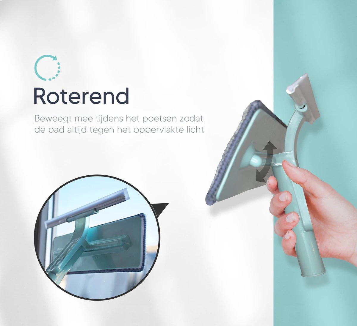 Johannes & Co Raamwisser Met Telescoopsteel 120cm Ruitenreiniger - Ramenwasser - Ramenwisser 10 Johannes & Co Raamwisser Met Telescoopsteel 120cm Ruitenreiniger - Ramenwasser - Ramenwisser - Afbeelding 8