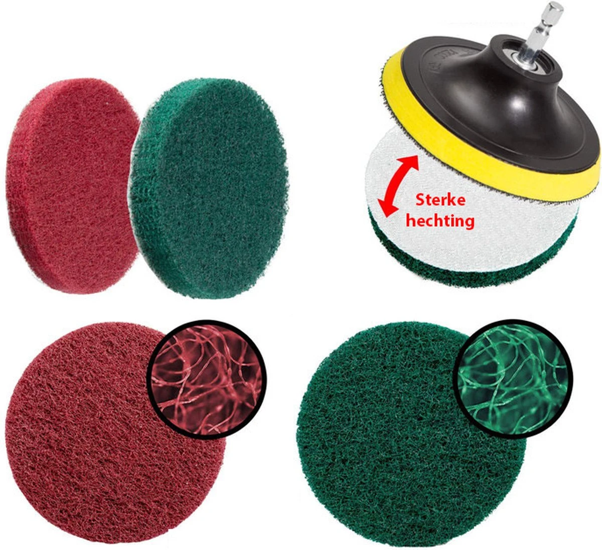 Borstelset Boormachine 25 Delig Per 2 - Schuursponsjes- Schrobborstel - Boorborstel - Schuurborstel - Borstel Boormachine - Schoonmaakborstel - Reinigingsborstel - Tapijtreiniger - Borstelset 5 Borstelset Boormachine 25 Delig Per 2 - Schuursponsjes- Schrobborstel - Boorborstel - Schuurborstel - Borstel Boormachine - Schoonmaakborstel - Reinigingsborstel - Tapijtreiniger - Borstelset - Afbeelding 3