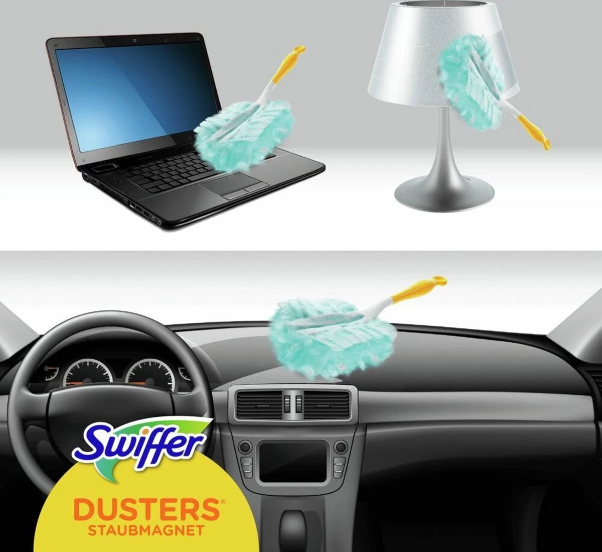Swiffer Duster Trap & Lock-navullingen Met Een Geur Van Ambi Pur 9 Stuks 8 Swiffer Duster Trap & Lock-navullingen Met Een Geur Van Ambi Pur 9 Stuks - Afbeelding 6