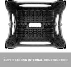 Buxibo - Kruk - Krukje - Keukentrap - Keukentrapje - Opvouwbaar Trapje - Keuken/Badkamer/Schuur Trapje - 29 X 24 X 40cm -Schoonmaakartikelen Winkel 1200x1134