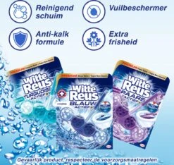 Witte Reus Blauw Actief Toiletblok - Hygiene - WC Blokjes Voordeelverpakking - 10 Stuks 20 Witte Reus Blauw Actief Toiletblok - Hygiene - WC Blokjes Voordeelverpakking - 10 Stuks -Schoonmaakartikelen Winkel 1200x1136