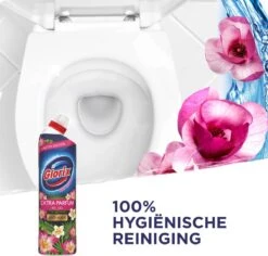 Glorix WC Powergel Toiletreiniger Pink Flower - 6 X 750 Ml - Voordeelverpakking -Schoonmaakartikelen Winkel 1200x1147 7