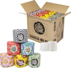 THE GOOD ROLL Toiletpapier 2-laags - 400 Vellen - 48 Stuks - The Cheerful Choice 6 THE GOOD ROLL Toiletpapier 2-laags - 400 Vellen - 48 Stuks - The Cheerful Choice -Schoonmaakartikelen Winkel 1200x1149 1