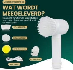 Apeiron Elektrische Schoonmaakborstel - Poetsmachine - Poliermachine - Schrobborstel - Handborstel - Werkborstel - Schrobber - Boorborstel - Wasborstel - Schoonmaakmiddelen - Reinigingsborstel - 3 Opzetstukken 24 Apeiron Elektrische Schoonmaakborstel - Poetsmachine - Poliermachine - Schrobborstel - Handborstel - Werkborstel - Schrobber - Boorborstel - Wasborstel - Schoonmaakmiddelen - Reinigingsborstel - 3 Opzetstukken -Schoonmaakartikelen Winkel 1200x1156 4