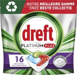 Dreft Platinum Plus All In One Machine Clean - Vaatwastabletten - 5 X 16 Tabletten 9 Dreft Platinum Plus All In One Machine Clean - Vaatwastabletten - 5 X 16 Tabletten -Schoonmaakartikelen Winkel 1200x1160 3