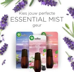 Air Wick Essential Mist Automatische Luchtverfrisser - Ontspannende Lavendel - 3 Navullingen 13 Air Wick Essential Mist Automatische Luchtverfrisser - Ontspannende Lavendel - 3 Navullingen -Schoonmaakartikelen Winkel 1200x1169 11