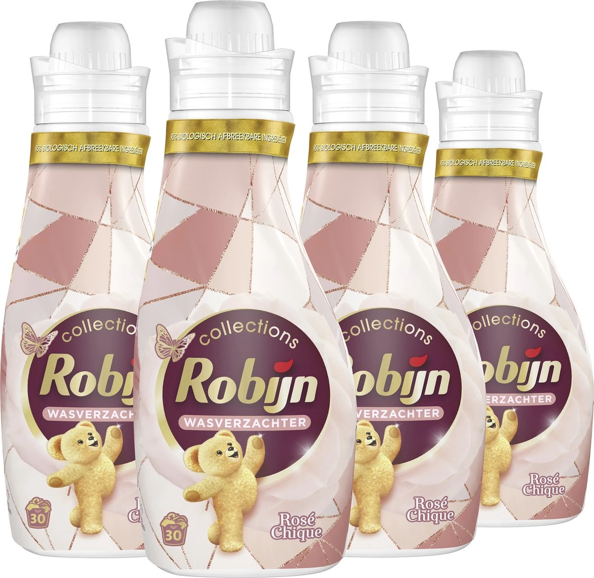 Robijn Collections Rosé Chique Wasverzachter - 4 X 750 Ml - Voordeelverpakking 4 Robijn Collections Rosé Chique Wasverzachter - 4 X 750 Ml - Voordeelverpakking - Afbeelding 2