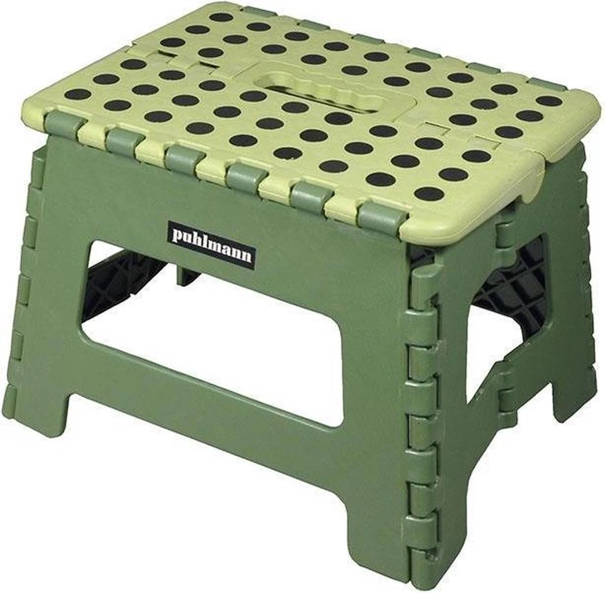 PUHLMANN - Inklapbare Kruk, JAMES, Plastic, Groen, 22 Cm Hoog, Max 100kilo 3 PUHLMANN - Inklapbare Kruk, JAMES, Plastic, Groen, 22 Cm Hoog, Max 100kilo