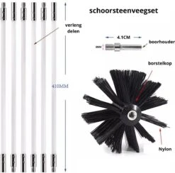 NIRAX Professionele Schoorsteenveegset Verstelbaar Tot 9 Meter – Schoorsteenveger - Veegkit – Schoorsteen Borstel - Schoorsteenreiniger - Borstel Set - Kachel - Onderhoud 9 NIRAX Professionele Schoorsteenveegset Verstelbaar Tot 9 Meter – Schoorsteenveger - Veegkit – Schoorsteen Borstel - Schoorsteenreiniger - Borstel Set - Kachel - Onderhoud -Schoonmaakartikelen Winkel 1200x1183 3