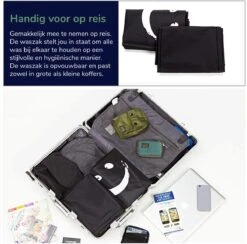 Wonair - Grote Waszak - Laundry Bag - Wash Me - 60x90cm - Zwart - Met Trekkoord 12 Wonair - Grote Waszak - Laundry Bag - Wash Me - 60x90cm - Zwart - Met Trekkoord -Schoonmaakartikelen Winkel 1200x1187