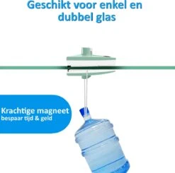 Topsupply® Magnetische Ramenwasser 5-35mm | Geschikt Voor HR / HR+++ | Magnetische Raamwisser Dubbel Glas | Verstelbare Ruitenreiniger | Anti Kras -Schoonmaakartikelen Winkel 1200x1189 7