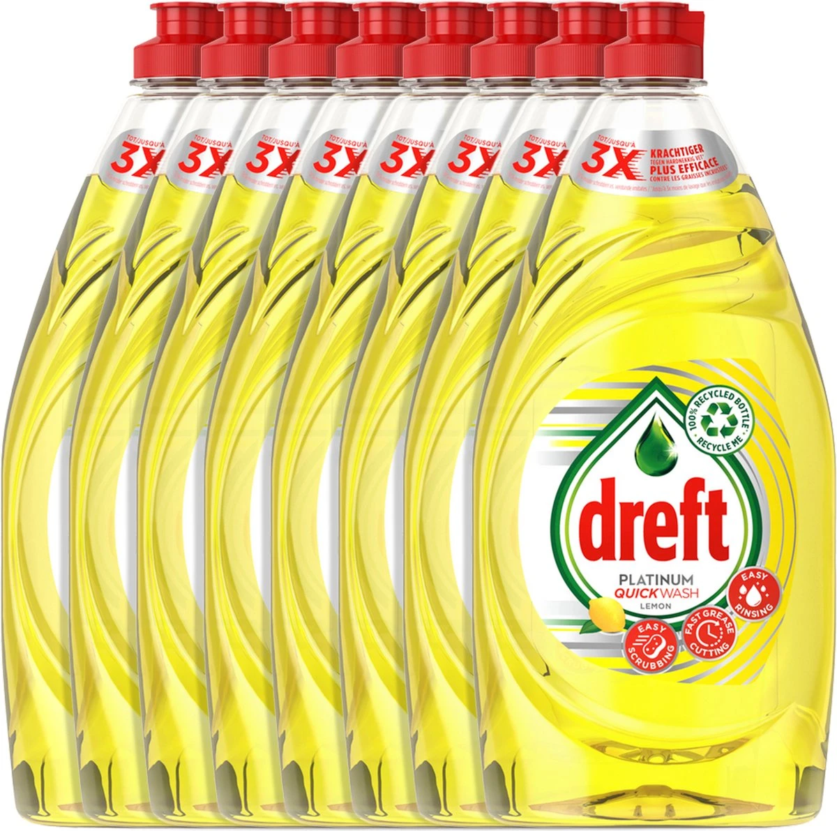 Dreft Platinum Quickwash Citroen - Vloeibaar Afwasmiddel - Tot 3x Sneller Schoonmaken Van Het Vet - Voordeelverpakking 8 X 780ml 3 Dreft Platinum Quickwash Citroen - Vloeibaar Afwasmiddel - Tot 3x Sneller Schoonmaken Van Het Vet - Voordeelverpakking 8 X 780ml