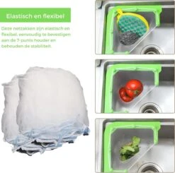 Merkloos Gootsteen Organizer - Gootsteen Afval Netje - Gootsteenontstopper - Spoelbak - Incl. 50 Netjes 15 Merkloos Gootsteen Organizer - Gootsteen Afval Netje - Gootsteenontstopper - Spoelbak - Incl. 50 Netjes -Schoonmaakartikelen Winkel 1200x1191 2