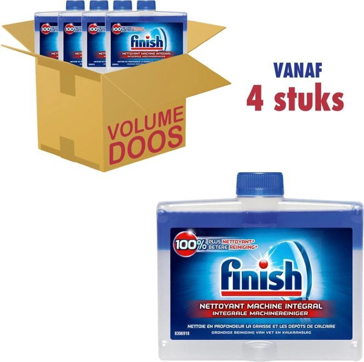 Finish Integrale Machinereiniger Regular Vaatwasser - 4x 250 ML - Voordeelverpakking 10 Finish Integrale Machinereiniger Regular Vaatwasser - 4x 250 ML - Voordeelverpakking - Afbeelding 8