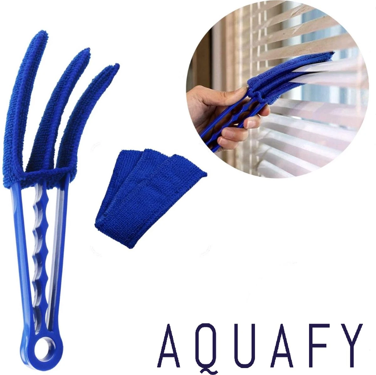 Musthave Gadget Blauw - Professionele, Jaloezie & Lamellen Reiniger - Lamellen Borstel - Stof Verwijderaar - Jaloezie Stoffer - Incl. Extra Microvezeldoekje 3 Musthave Gadget Blauw - Professionele, Jaloezie & Lamellen Reiniger - Lamellen Borstel - Stof Verwijderaar - Jaloezie Stoffer - Incl. Extra Microvezeldoekje