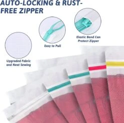 BOTC Waszakken - Wasnetten - Set Van 5 - Bescherm Je Wasgoed En Wasmachine - Transparant 19 BOTC Waszakken - Wasnetten - Set Van 5 - Bescherm Je Wasgoed En Wasmachine - Transparant -Schoonmaakartikelen Winkel 1200x1197 5