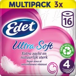 Edet Ultra Soft Wc Papier - 4-laags - 48 Rollen 7 Edet Ultra Soft Wc Papier - 4-laags - 48 Rollen -Schoonmaakartikelen Winkel 1200x1198 42