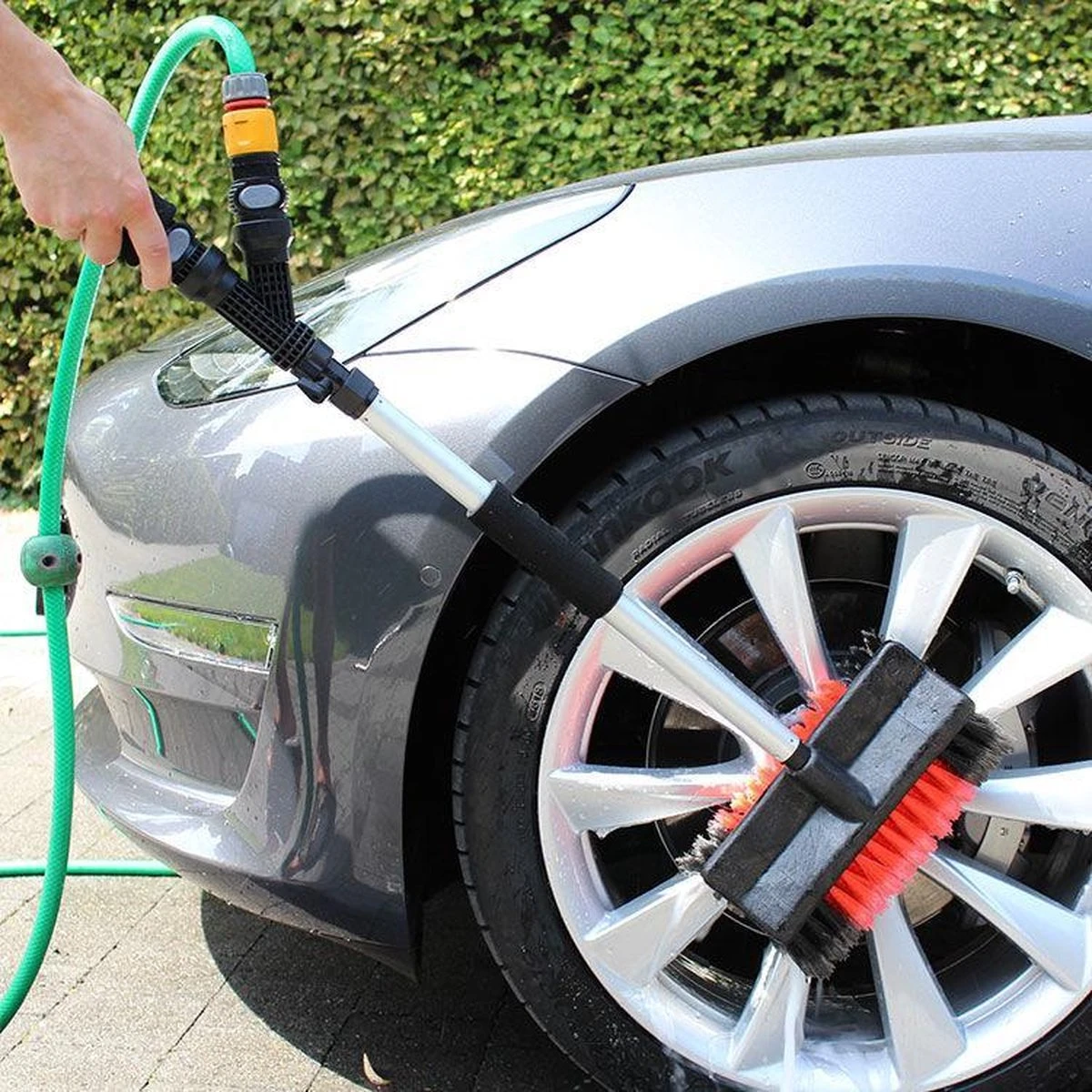 Autowasborstel 80 Cm + Zeepdispenser 6 Autowasborstel 80 Cm + Zeepdispenser - Afbeelding 4