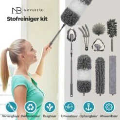 NovaBeau Plumeau Met Telescoopsteel – Microvezel Ragebol Uitschuifbaar - 9-delig Duster Set Met Voegenborstel – RVS Stoffer – Grijs Chenille Borstel – Wasbaar En Draaibaar 12 NovaBeau Plumeau Met Telescoopsteel – Microvezel Ragebol Uitschuifbaar - 9-delig Duster Set Met Voegenborstel – RVS Stoffer – Grijs Chenille Borstel – Wasbaar En Draaibaar -Schoonmaakartikelen Winkel 1200x1200 1009